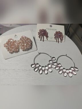 Pink Earrings